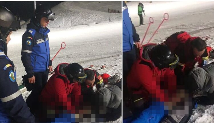 Accident fatal pe pârtia din Maramureș după o coliziune între doi schiori