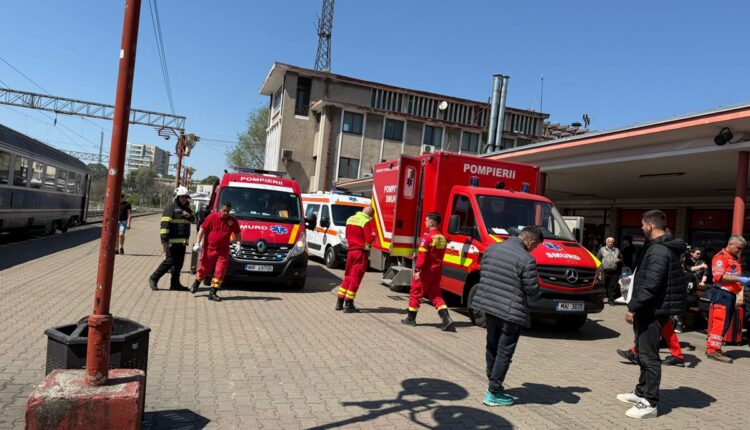 Accident feroviar în Constanța activază planul roșu de intervenție al ISU