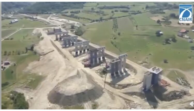 Imagini noi de pe șantierul lotului Boița – Cornetu al autostrăzii Sibiu – Pitești