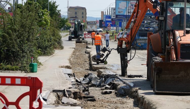 Lucrări la rețelele de gaz și apă pe străzile din Sibiu, trafic restricționat în mai multe zone