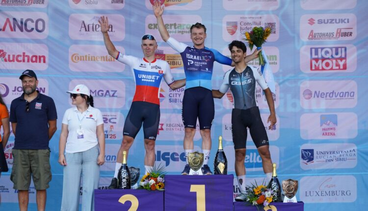 Riley Pikrell, primul purtător al tricoului galben la Turul Ciclist al Sibiului 2025