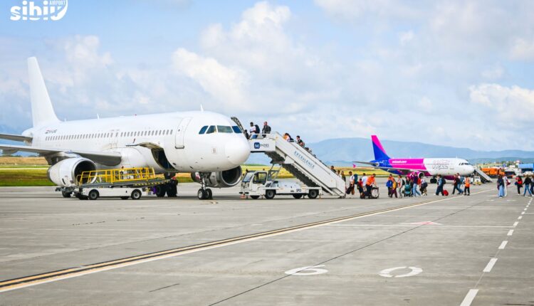 Record absolut de pasageri înregistrat la Aeroportul Internațional Sibiu în august 2025