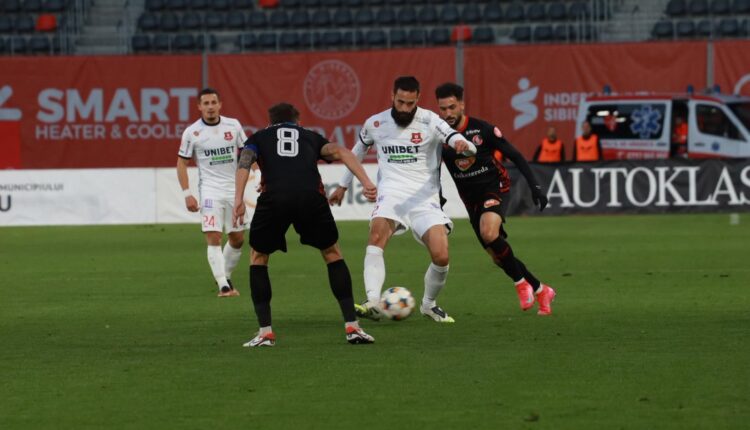 FC Hermannstadt pierde din nou și se scufundă în clasament