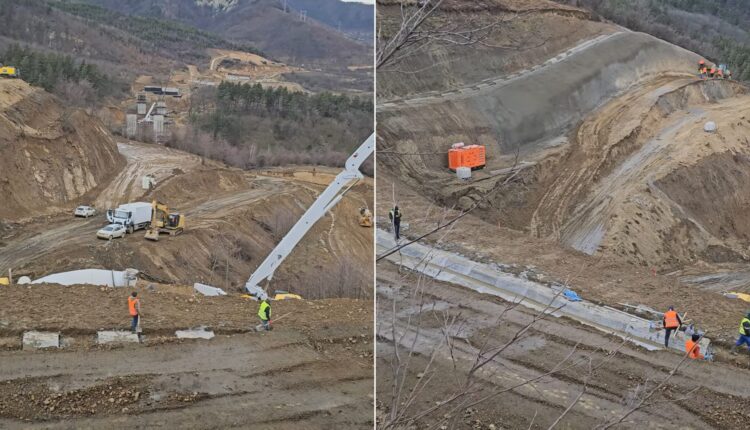 Constructorii turci au început lucrările la un nou tunel pe autostrada A1 Sibiu – Pitești