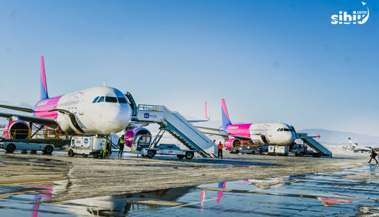 Momente de panică într-un avion Wizz Air la Sibiu după aterizare