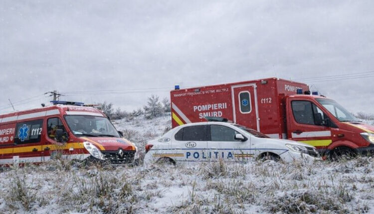 Accident cu 3 mașini la Mediaș, două persoane rănite în urma coliziunii