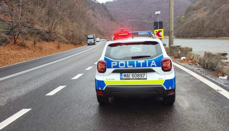 Acțiune de amploare a poliției pe Valea Oltului pentru prevenirea accidentelor rutiere