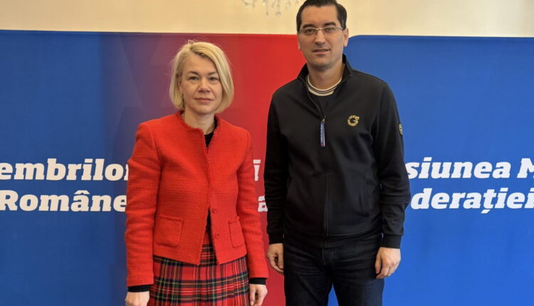 Ruxandra Cibu Deaconu, întâlnire cu președintele FRF despre sport și accesul copiilor