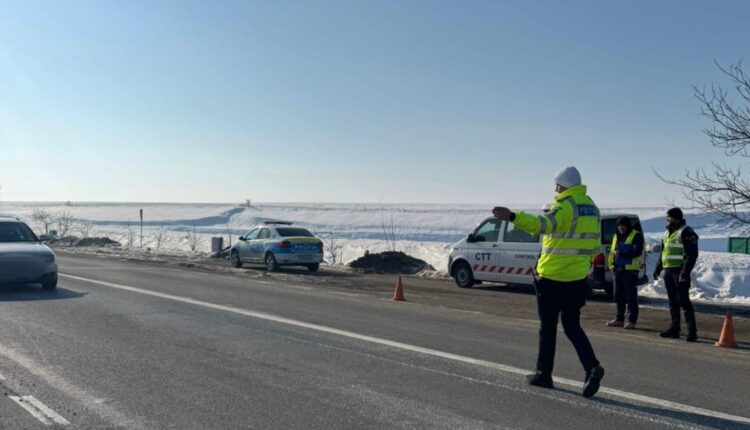 Tânăr din Alba, prins fără permis la volan pe DN1