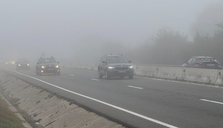 Vreme periculoasă în județul Sibiu cu ceață, ninsoare și carosabil umed
