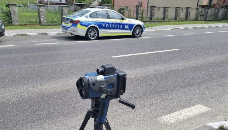 Acțiune de control pe Valea Oltului cu radare pentru șoferi vitezomani