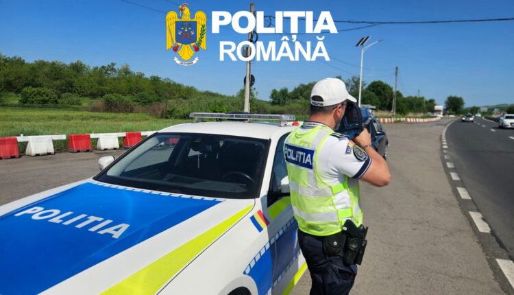 Acțiuni ale polițiștilor sibieni: amenzi și permise reținute pentru viteze excesive
