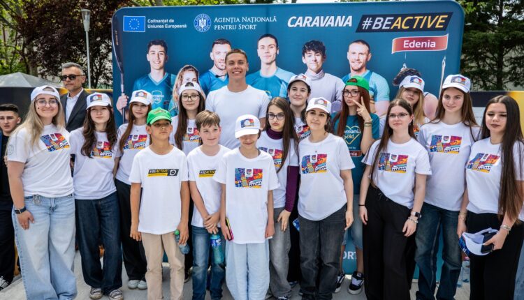 Caravană națională cu mari campioni ai României ajunge la școlile din Sibiu