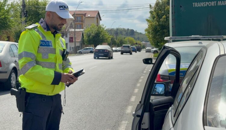 Tânăr din Cârța prins la volan cu permisul suspendat în Copșa Mică