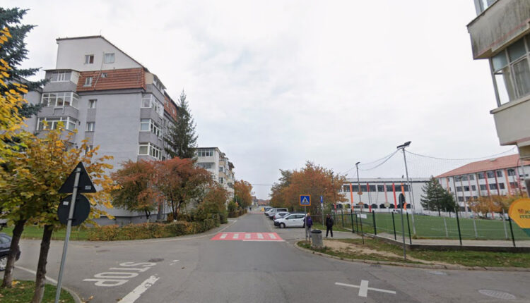 Zona din jurul Școlii 25 din Sibiu, transformată în spațiu cu trafic restricționat