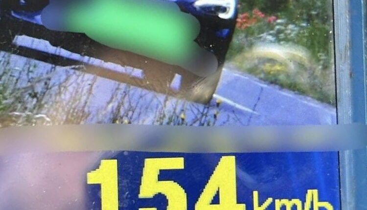 Sibian prins circulând cu 154 km/h pe DN 14 după ce a confundat șoseaua cu un circuit de Formula 1