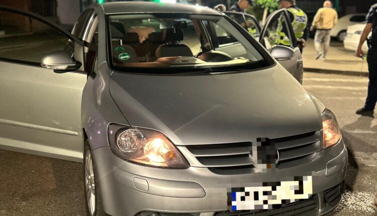 Șofer din Vâlcea prins la Tălmaciu cu autoturism neînmatriculat